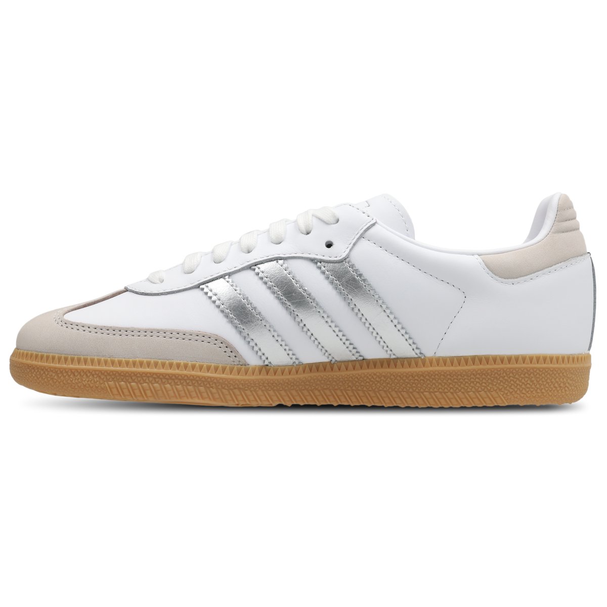 Adidas Samba OG Mujer Cloud White-Silver Metallic