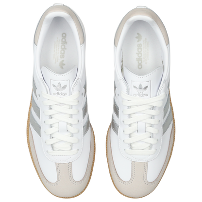 Adidas Samba OG Mujer Cloud White-Silver Metallic