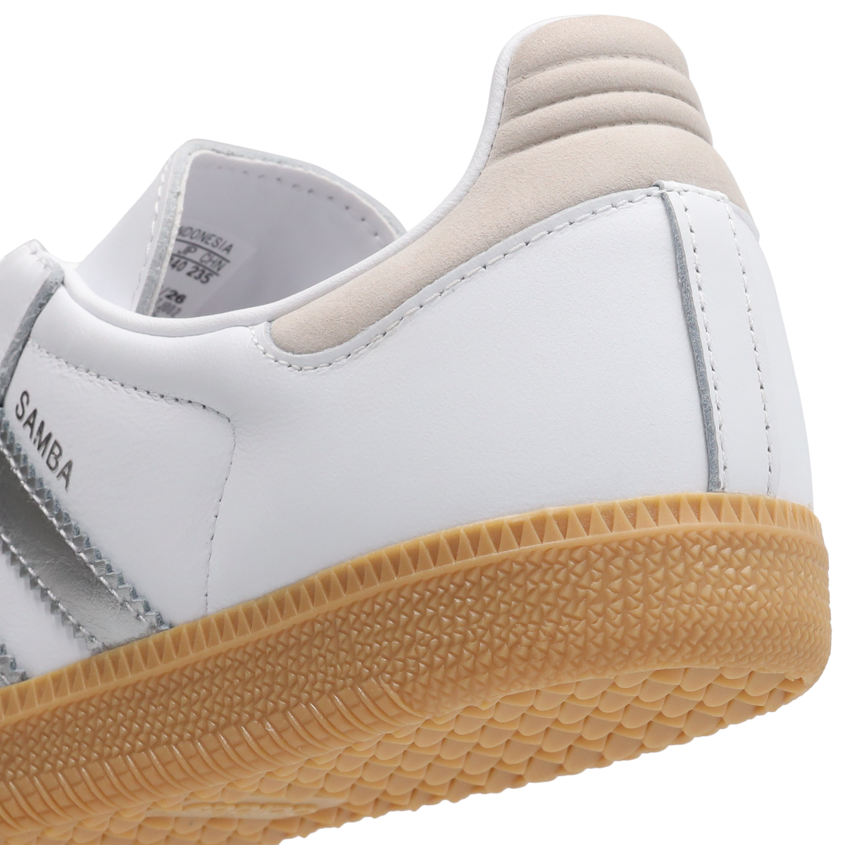 Adidas Samba OG Mujer Cloud White-Silver Metallic