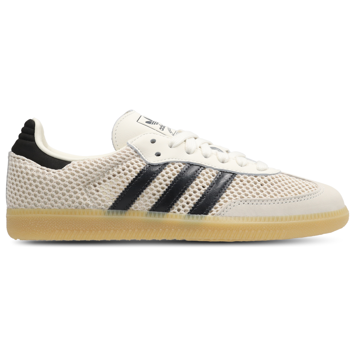 Adidas Samba OG Mujer Off White-Carbon-Gold Met