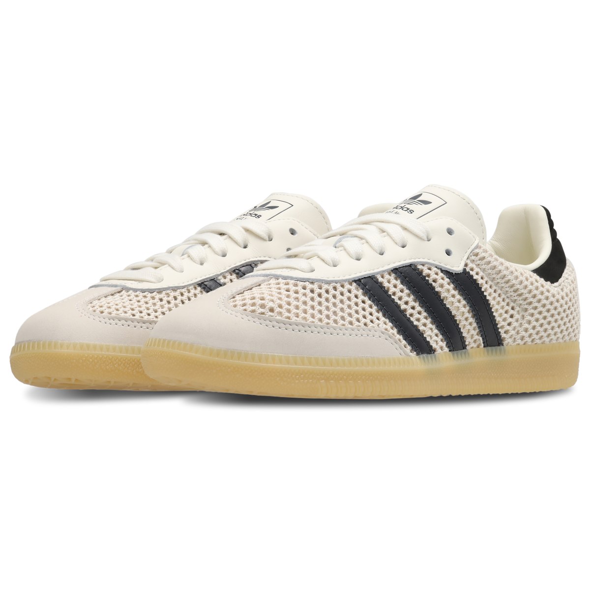 Adidas Samba OG Mujer Off White-Carbon-Gold Met