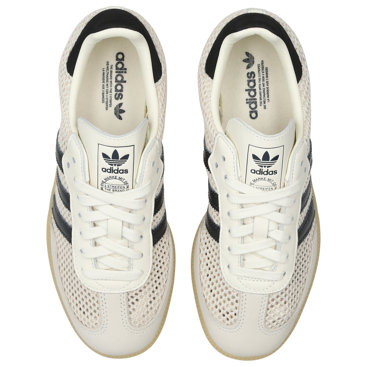 Adidas Samba OG Mujer Off White-Carbon-Gold Met