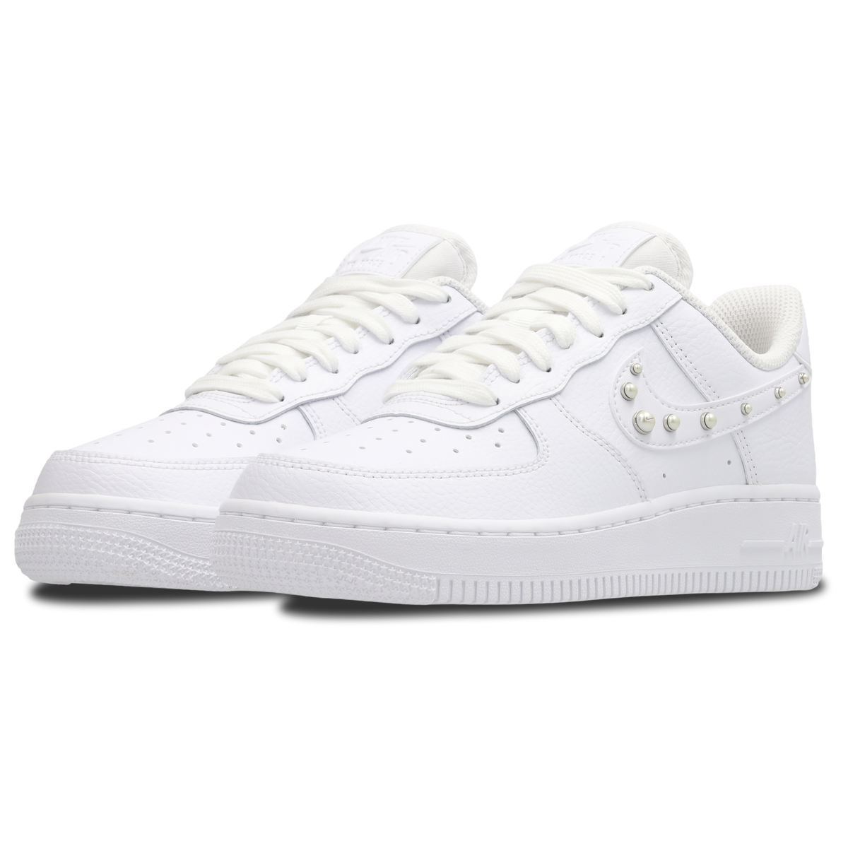 Nike Air Force 1 Low Mujer White-Mtlc Silver