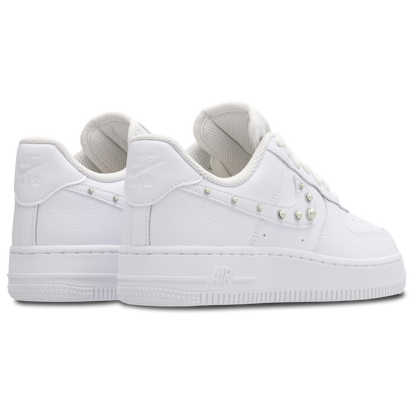 Nike Air Force 1 Low Mujer White-Mtlc Silver