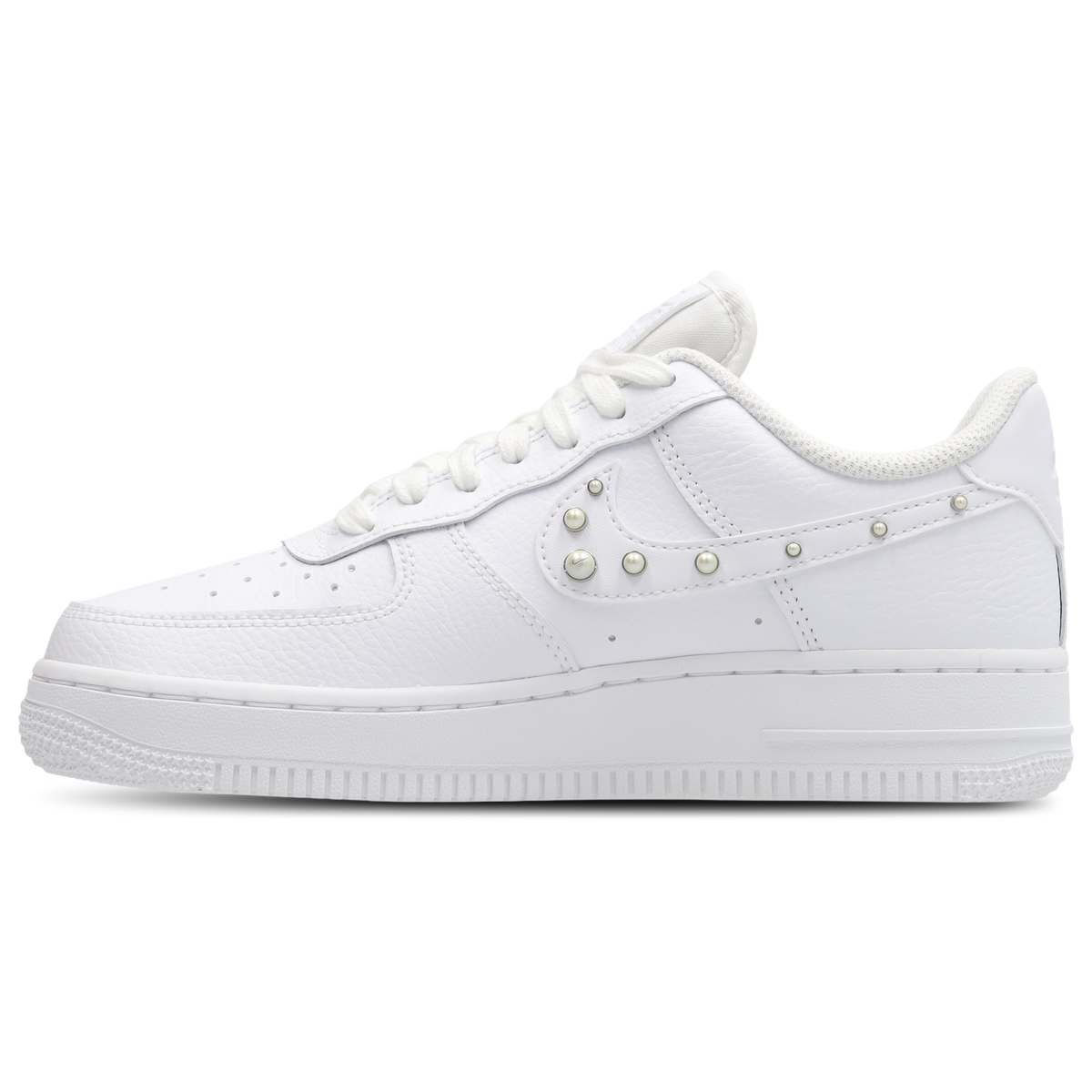 Nike Air Force 1 Low Mujer White-Mtlc Silver