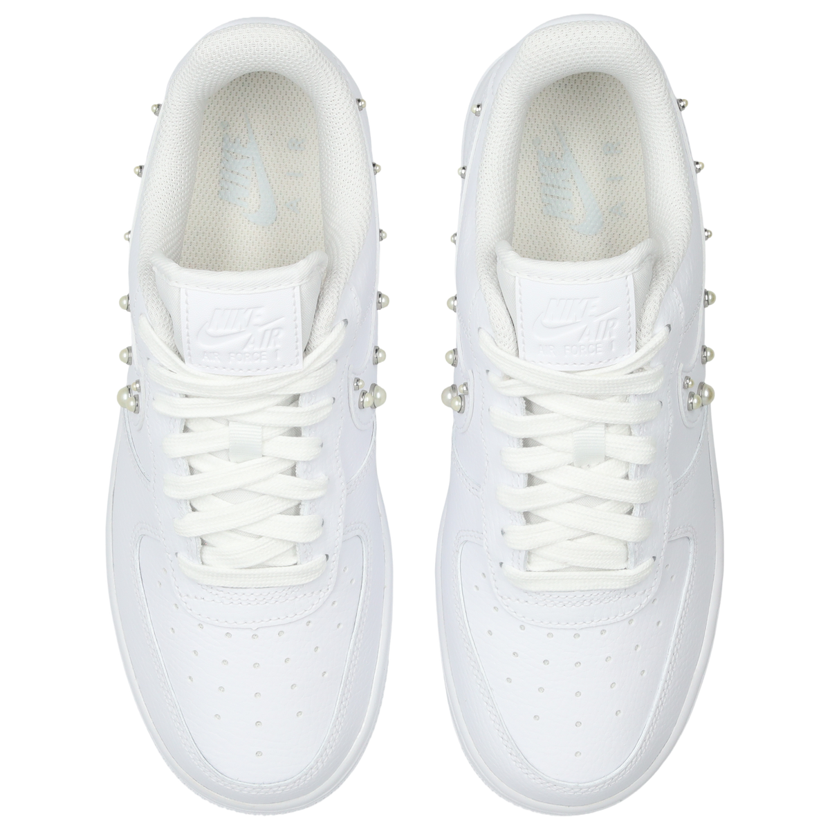 Nike Air Force 1 Low Mujer White-Mtlc Silver