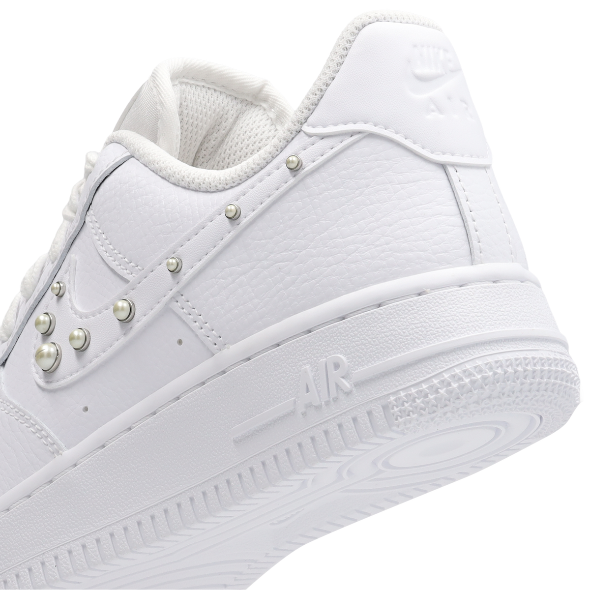 Nike Air Force 1 Low Mujer White-Mtlc Silver