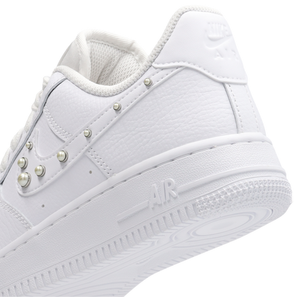Nike Air Force 1 Low Mujer White-Mtlc Silver