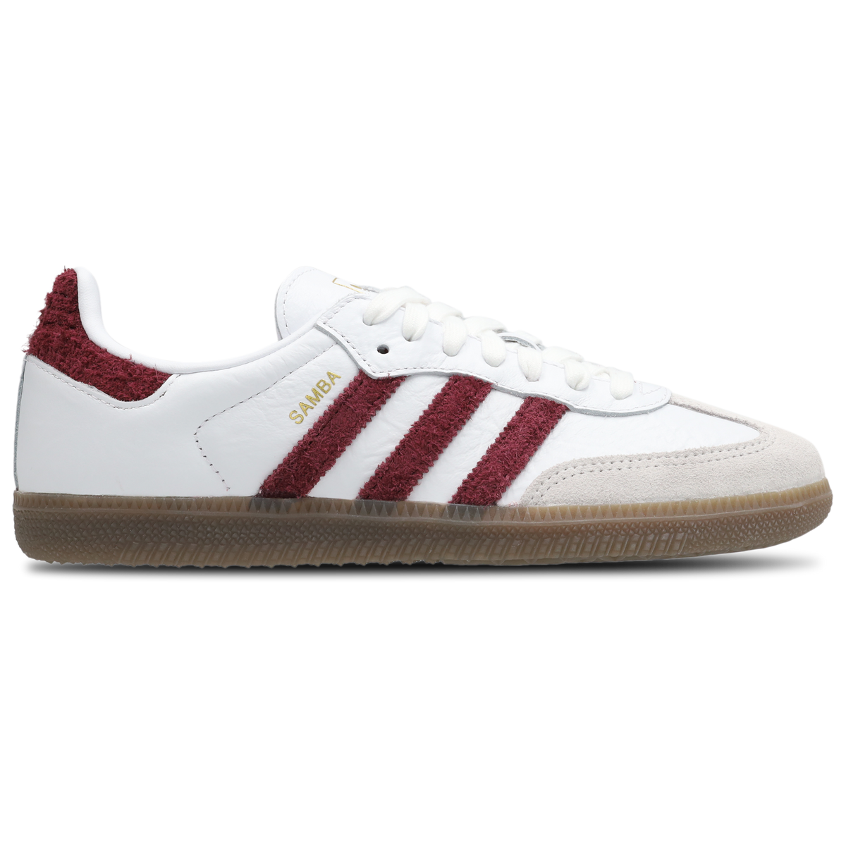 Adidas Samba OG Mujer Burgundy-White-Gum5