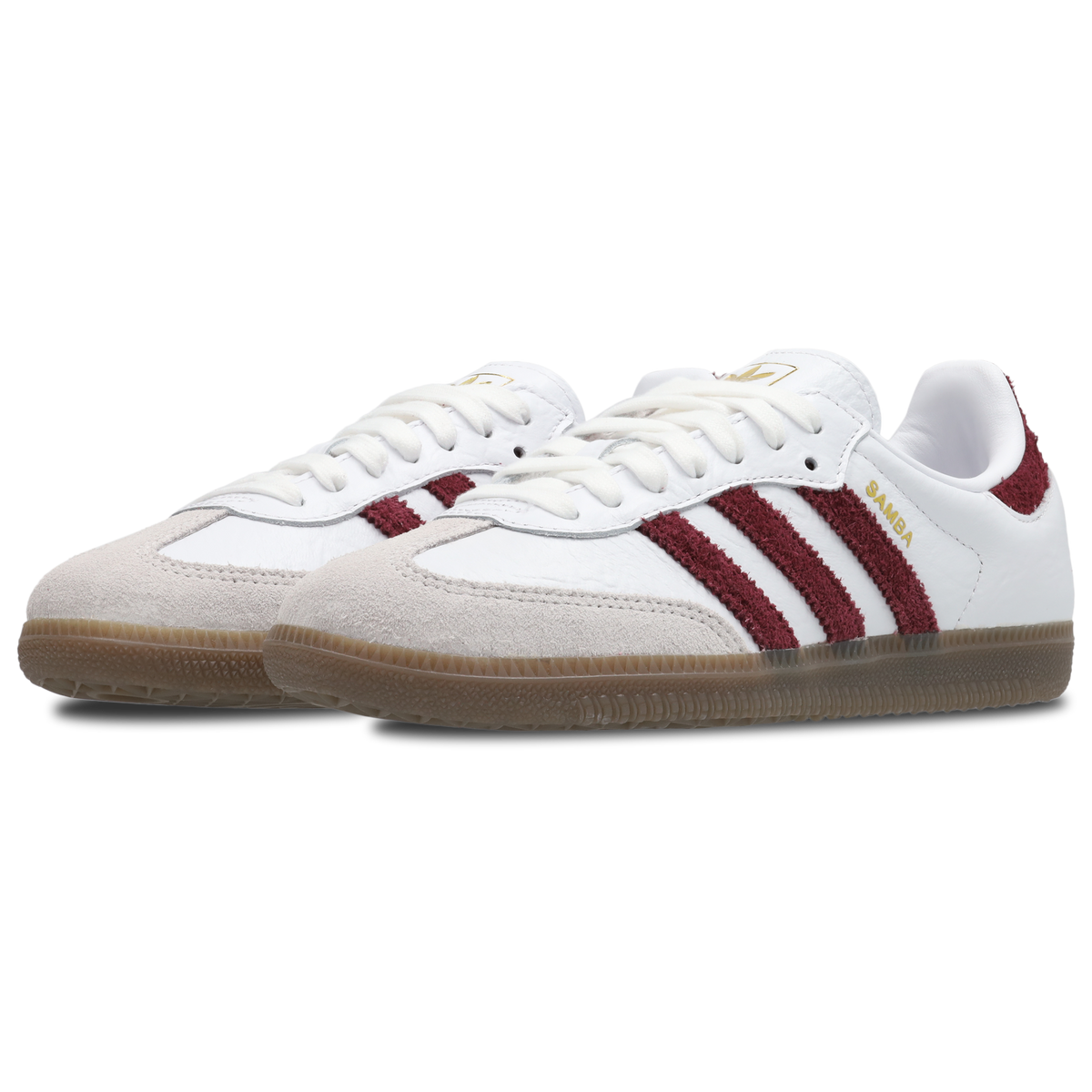 Adidas Samba OG Mujer Burgundy-White-Gum5