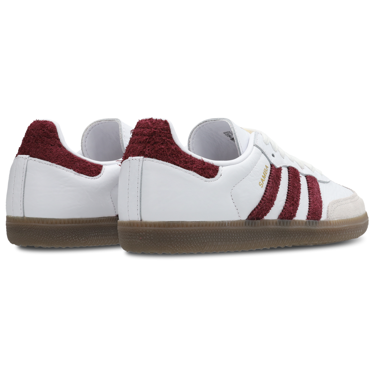 Adidas Samba OG Mujer Burgundy-White-Gum5
