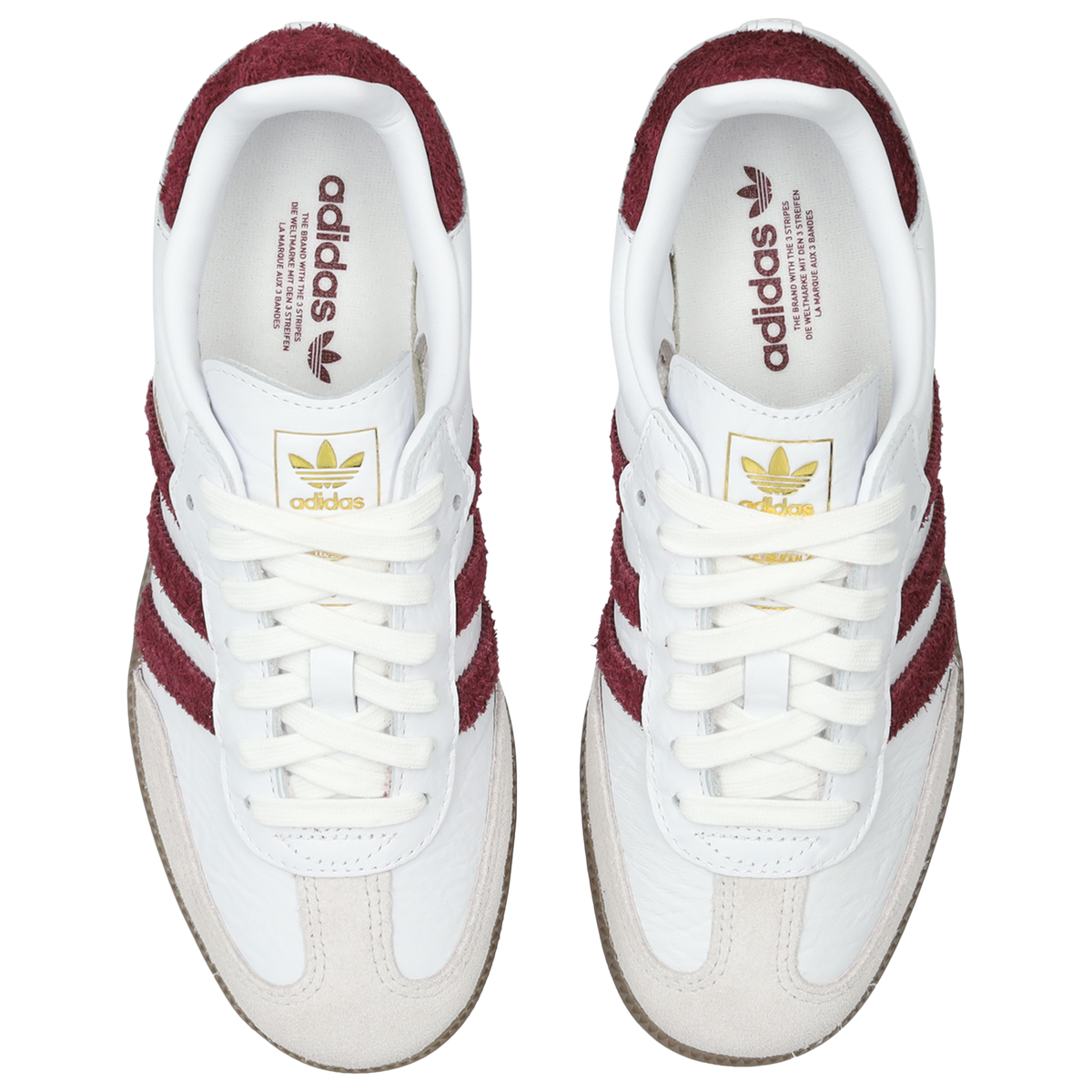 Adidas Samba OG Mujer Burgundy-White-Gum5