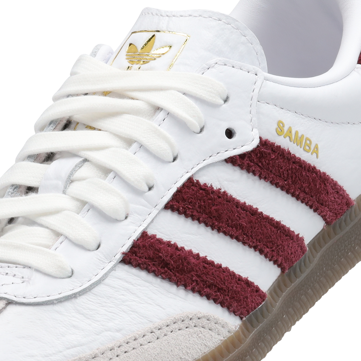 Adidas Samba OG Mujer Burgundy-White-Gum5