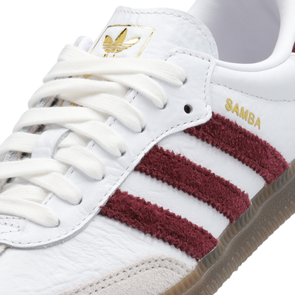 Adidas Samba OG Mujer Burgundy-White-Gum5