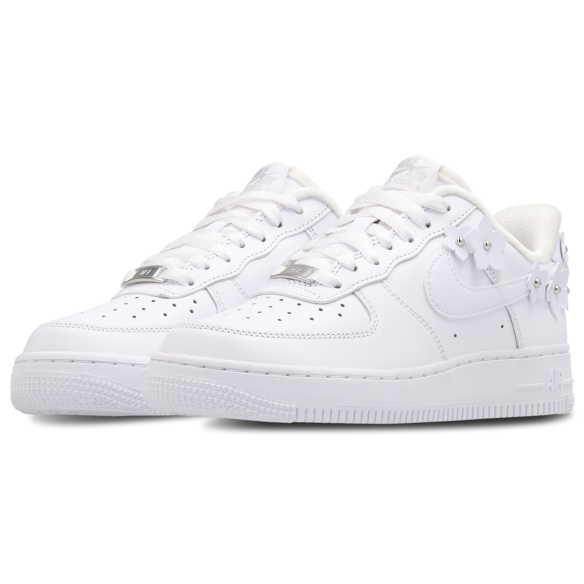 Nike Air Force 1 Low Mujer White-Wolf Grey