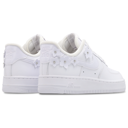 Nike Air Force 1 Low Mujer White-Wolf Grey