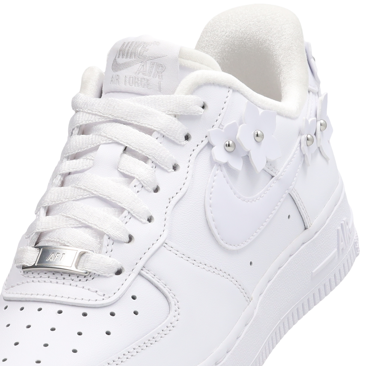 Nike Air Force 1 Low Mujer White-Wolf Grey