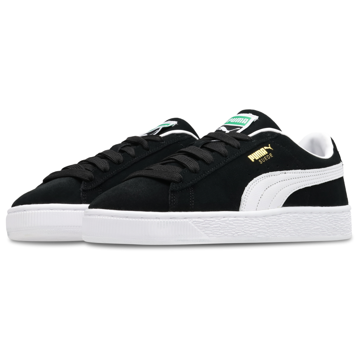 Puma Suede XL Mujer Black-White