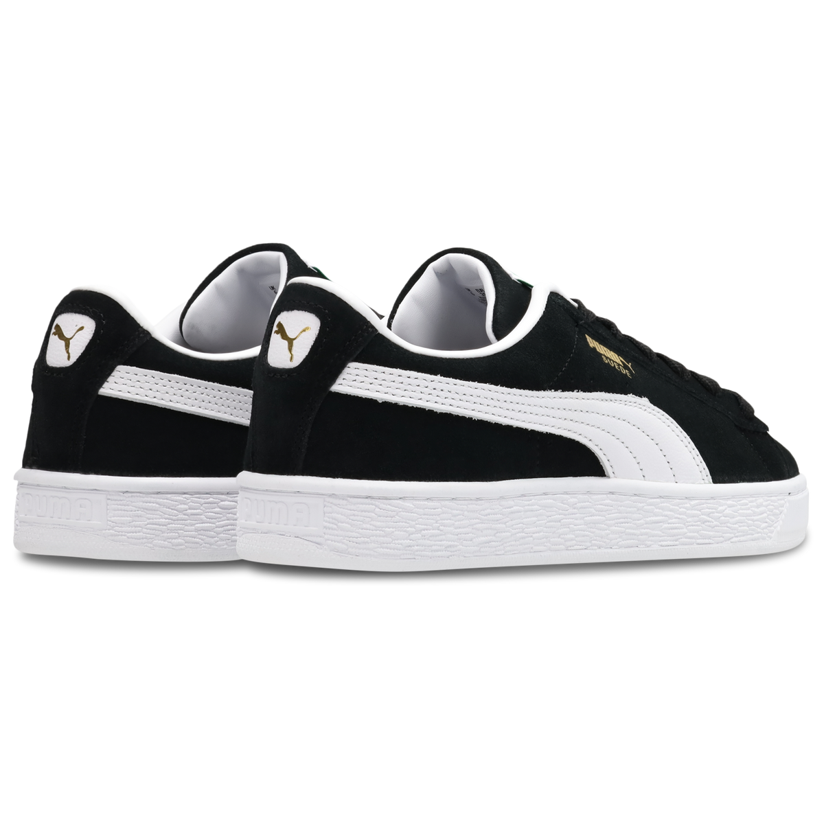 Puma Suede XL Mujer Black-White