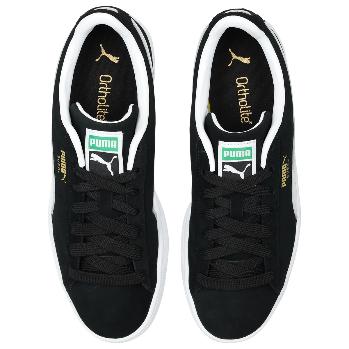 Puma Suede XL Mujer Black-White