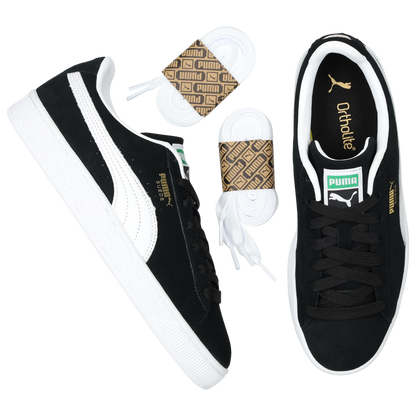 Puma Suede XL Mujer Black-White