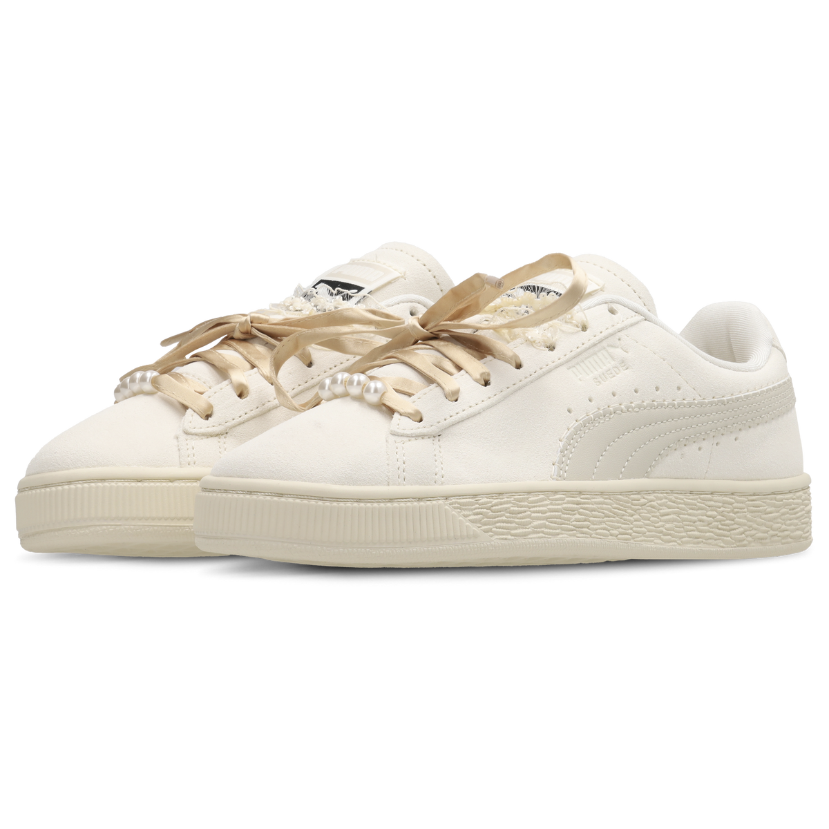 Puma Suede XL Mujer Frosted Ivory-Silver Fog
