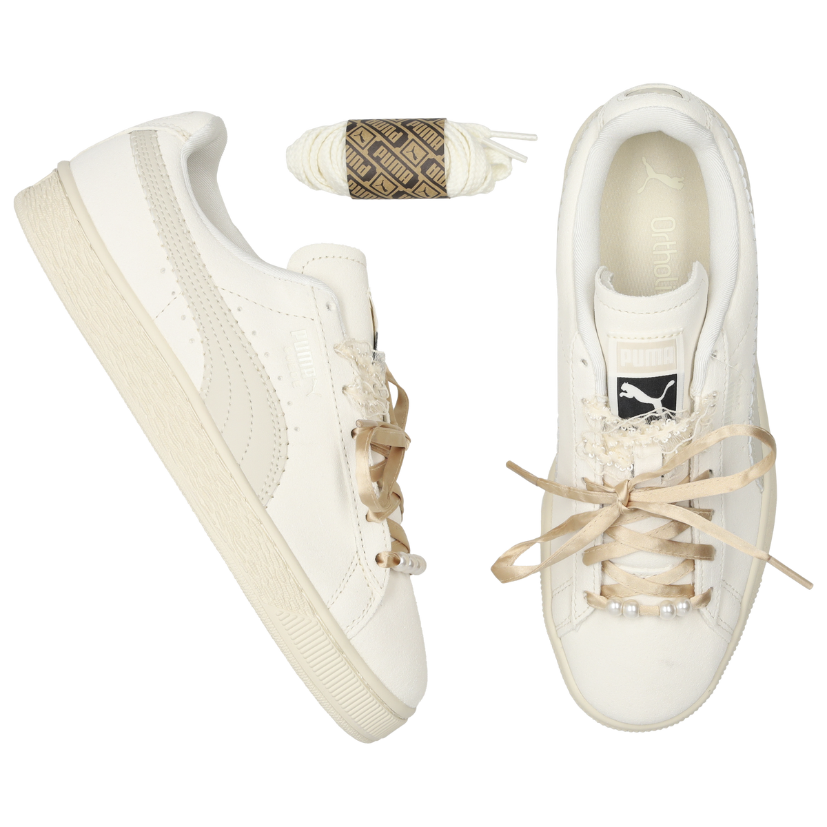 Puma Suede XL Mujer Frosted Ivory-Silver Fog