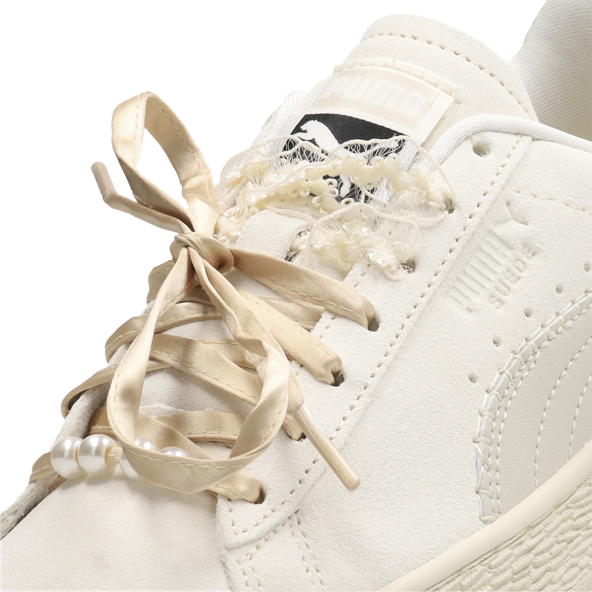 Puma Suede XL Mujer Frosted Ivory-Silver Fog