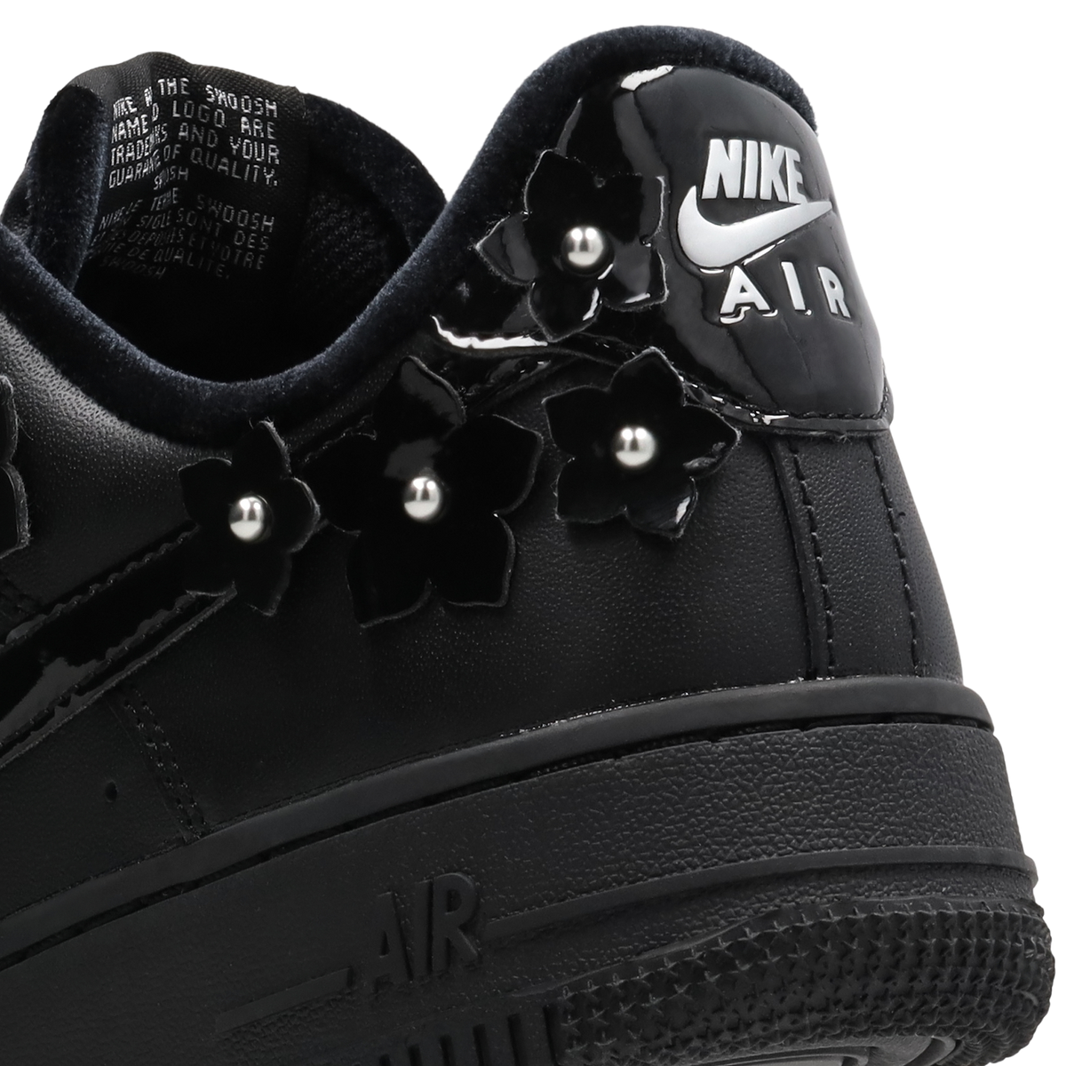 Nike Air Force 1 Low Mujer Black-Off Noir