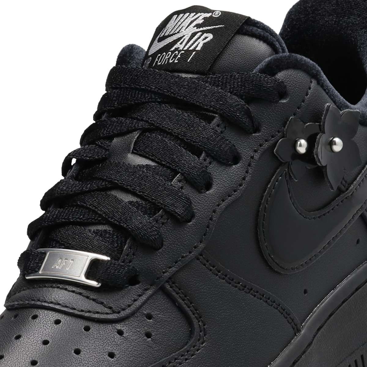 Nike Air Force 1 Low Mujer Black-Off Noir