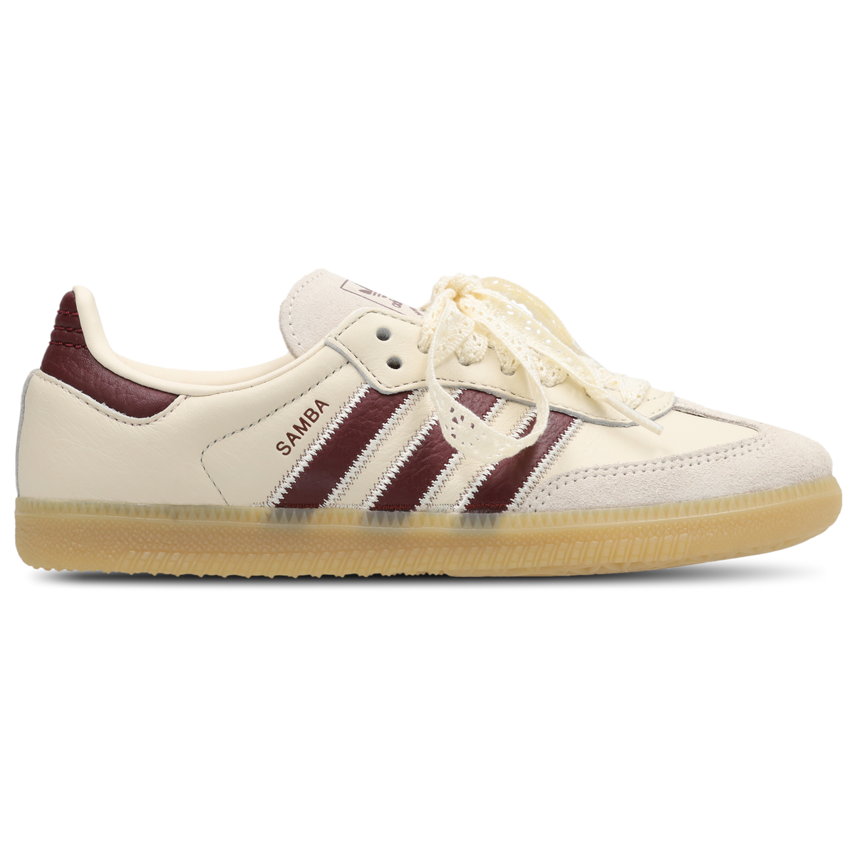 Adidas Samba OG Mujer White-Shadow Red-Gum4