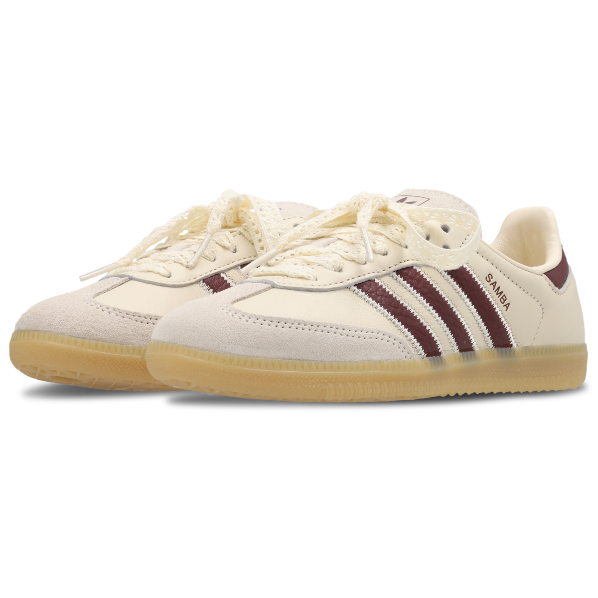 Adidas Samba OG Mujer White-Shadow Red-Gum4