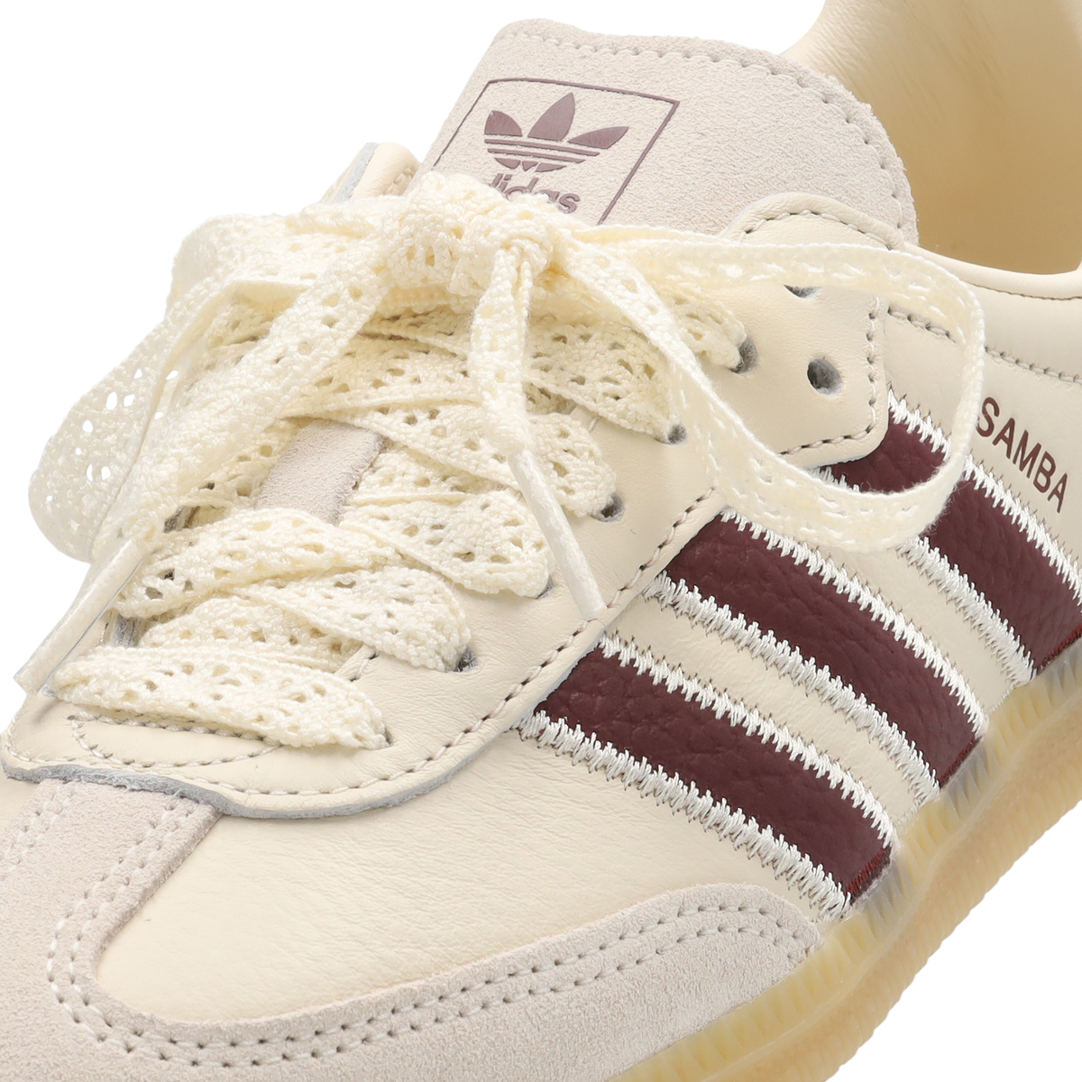 Adidas Samba OG Mujer White-Shadow Red-Gum4