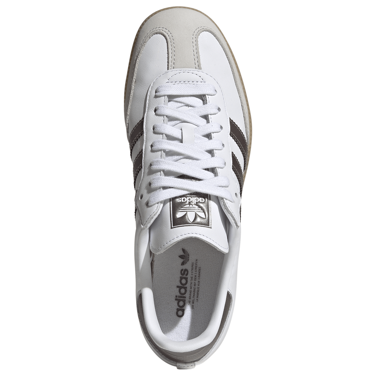 Adidas Samba OG Mujer Cloud White-Coffee Met