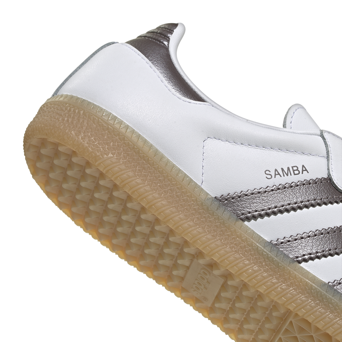 Adidas Samba OG Mujer Cloud White-Coffee Met