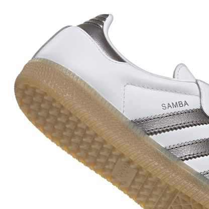 Adidas Samba OG Mujer Cloud White-Coffee Met