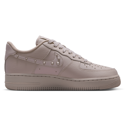 Nike Air Force 1 Low Mujer Cream Ii-Metallic Silver