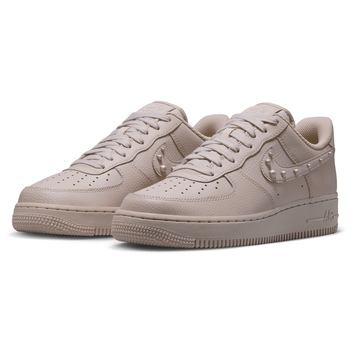 Nike Air Force 1 Low Mujer Cream Ii-Metallic Silver