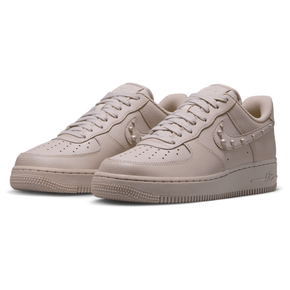 Nike Air Force 1 Low Mujer Cream Ii-Metallic Silver