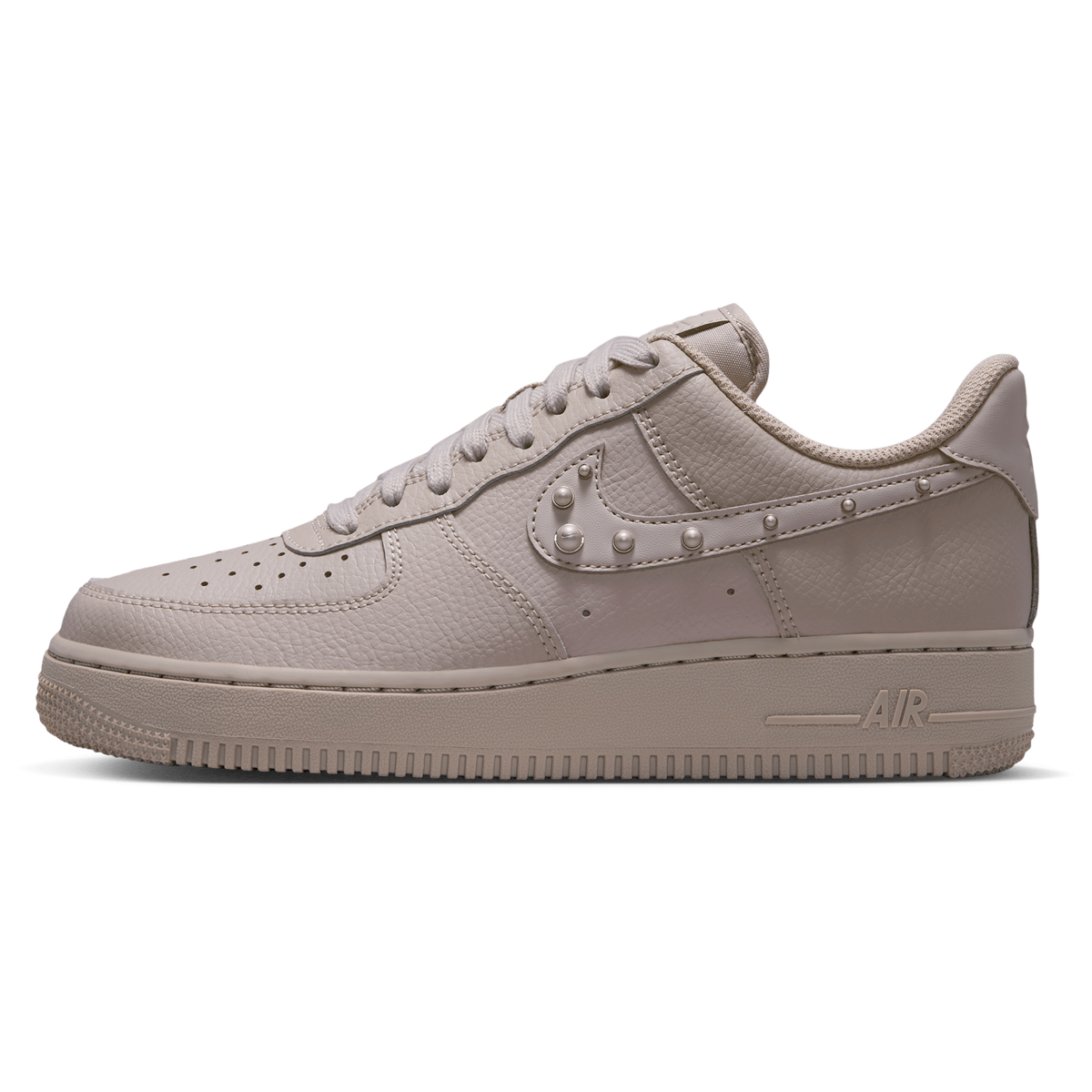 Nike Air Force 1 Low Mujer Cream Ii-Metallic Silver