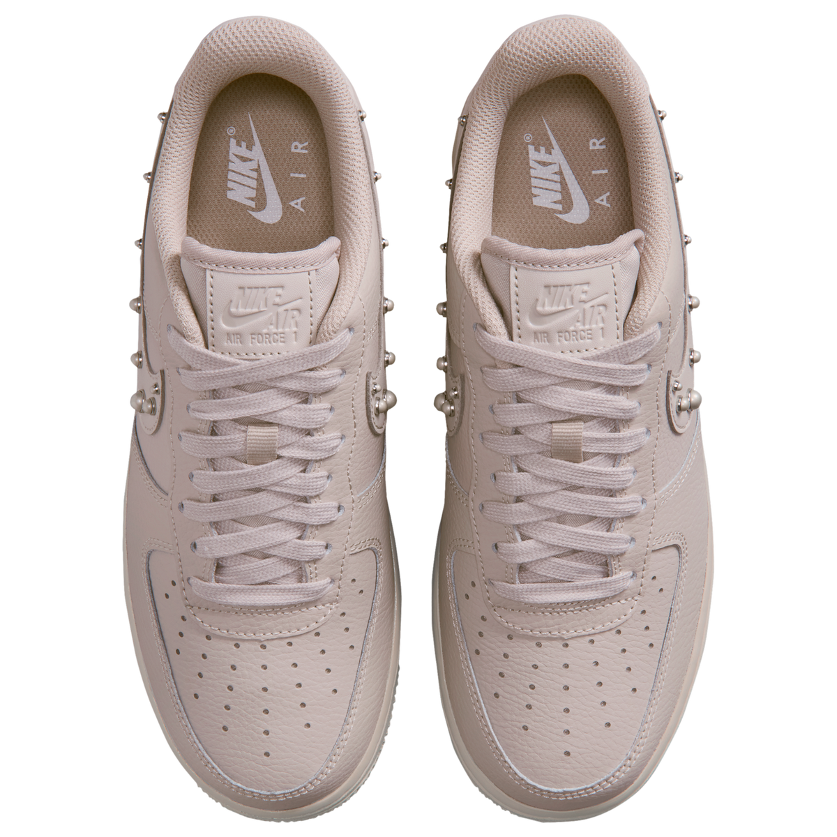 Nike Air Force 1 Low Mujer Cream Ii-Metallic Silver