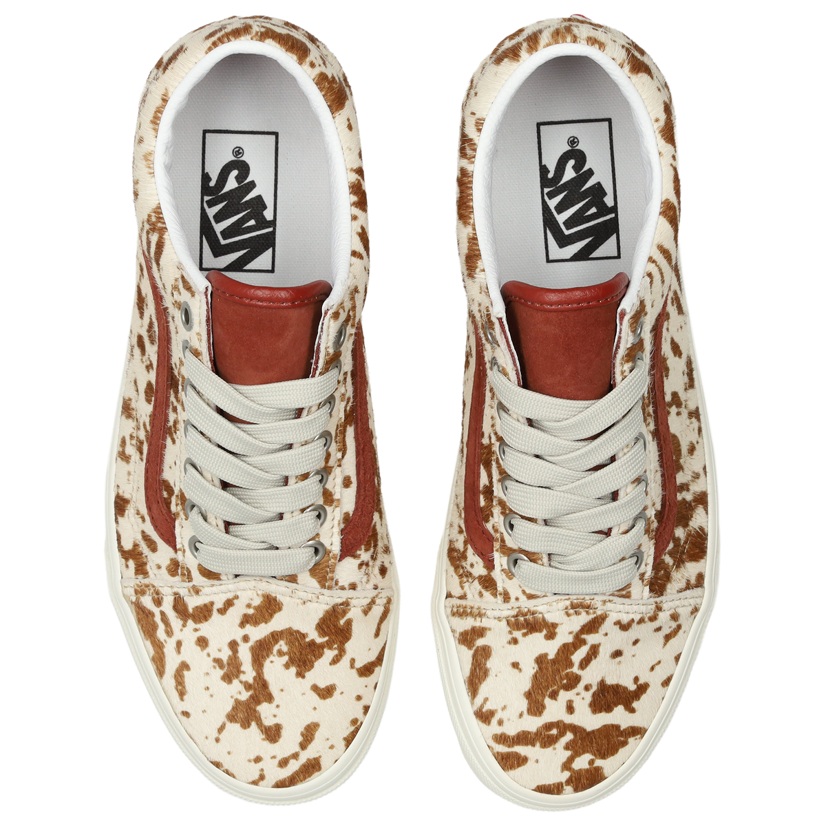 Vans Old Skool Mujer Pony Hair Rust Bronz