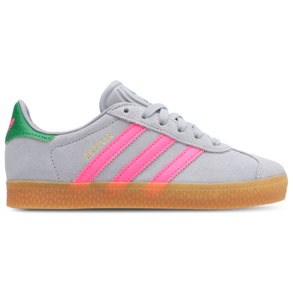 Adidas Gazelle Mujer Halo Silver-Lucid Pink-Green