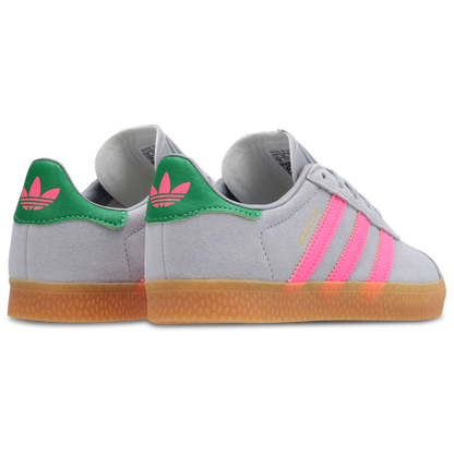 Adidas Gazelle Mujer Halo Silver-Lucid Pink-Green