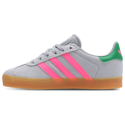Adidas Gazelle Mujer Halo Silver-Lucid Pink-Green