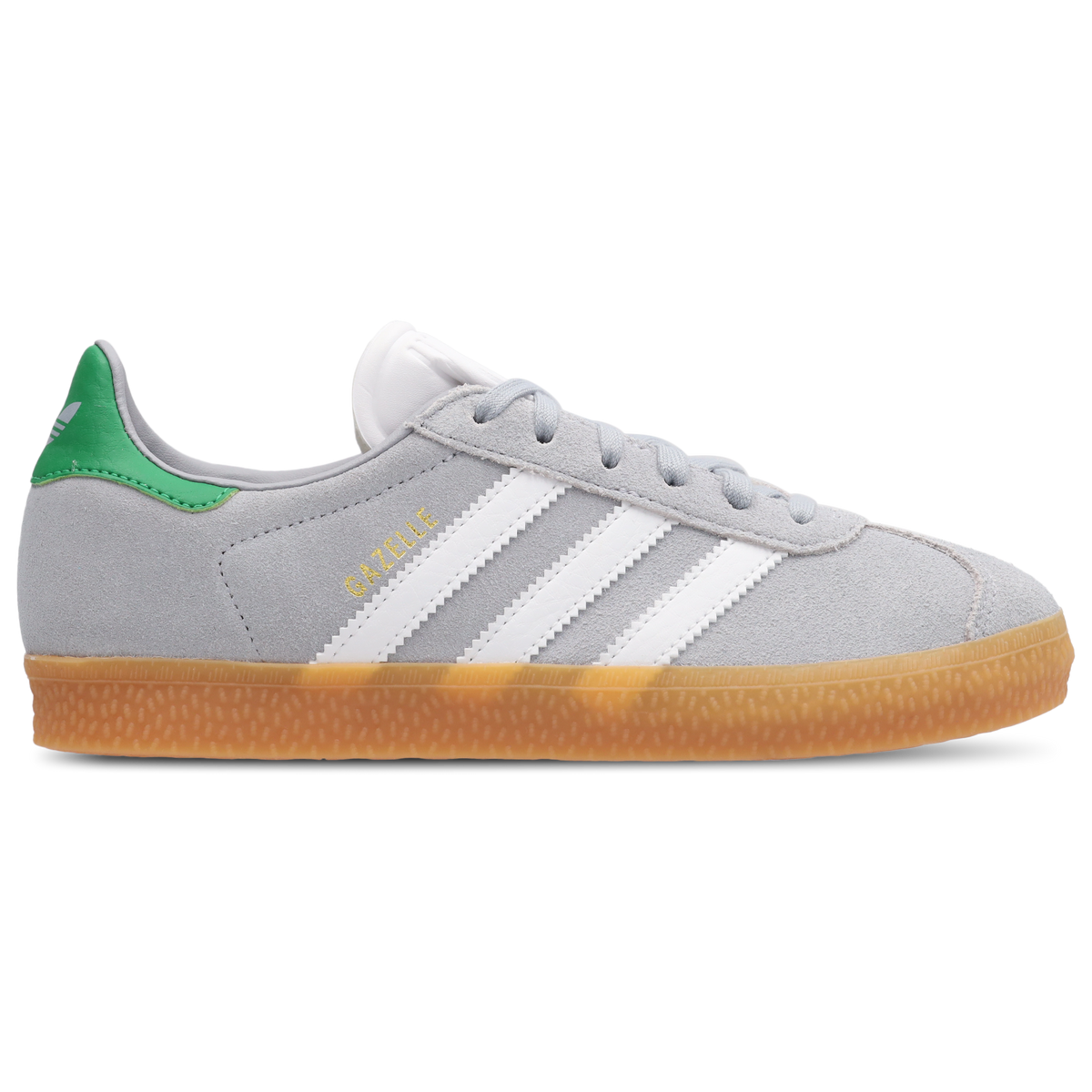 Adidas Gazelle Unisex Halo Silver-White-Green