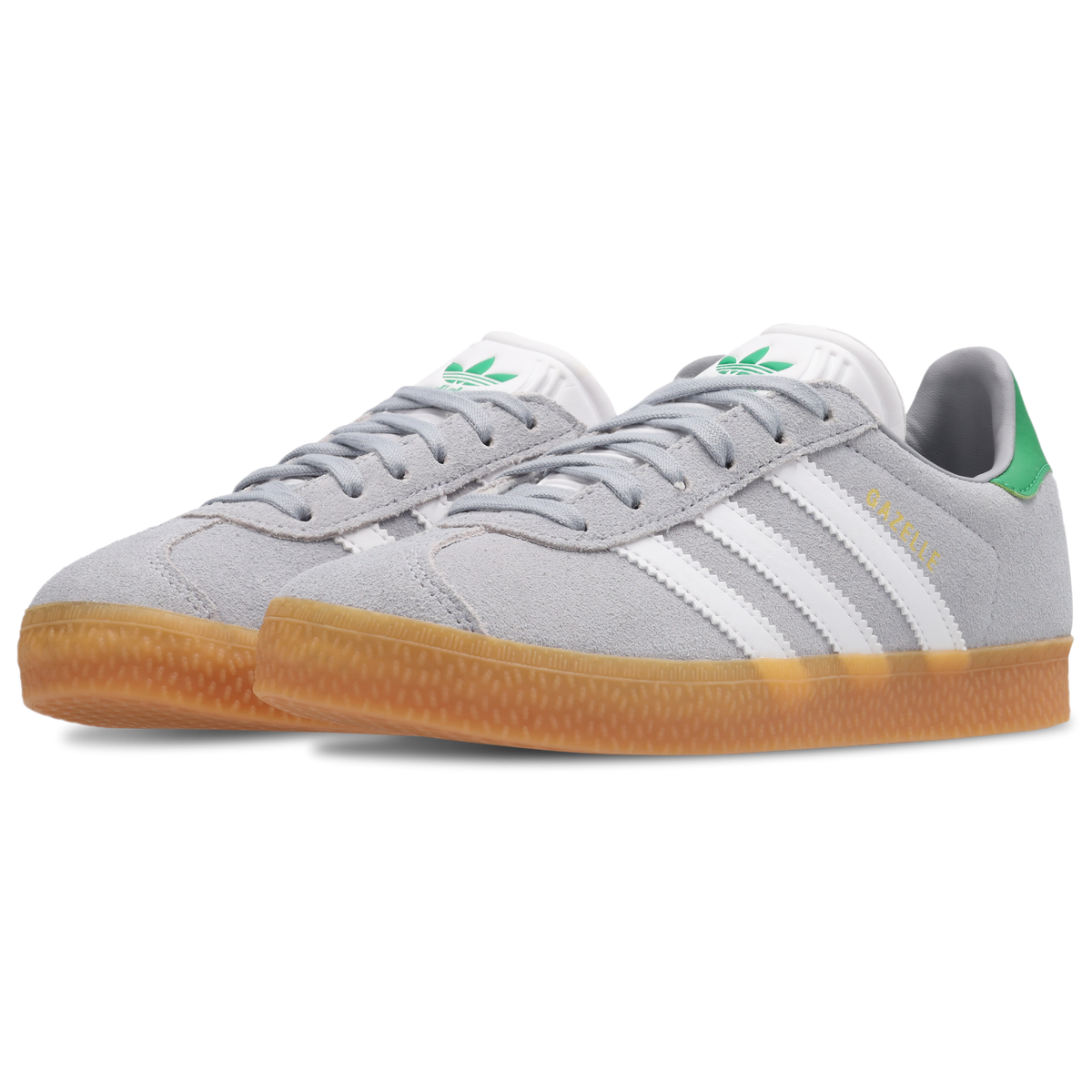 Adidas Gazelle Unisex Halo Silver-White-Green