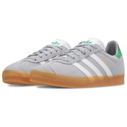 Adidas Gazelle Unisex Halo Silver-White-Green