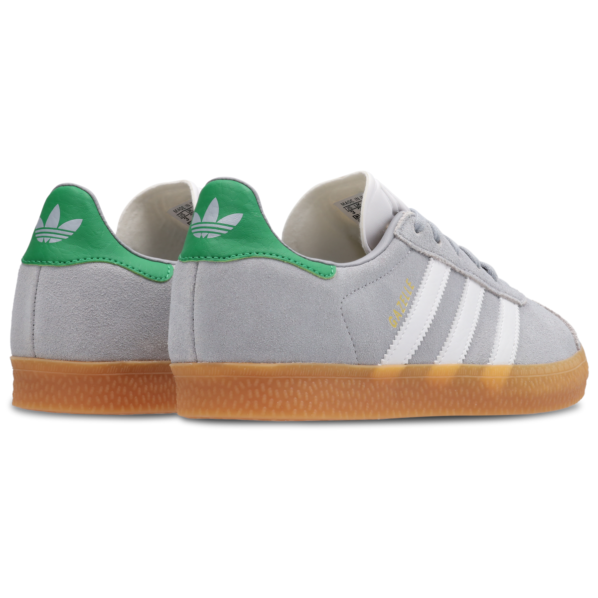 Adidas Gazelle Unisex Halo Silver-White-Green