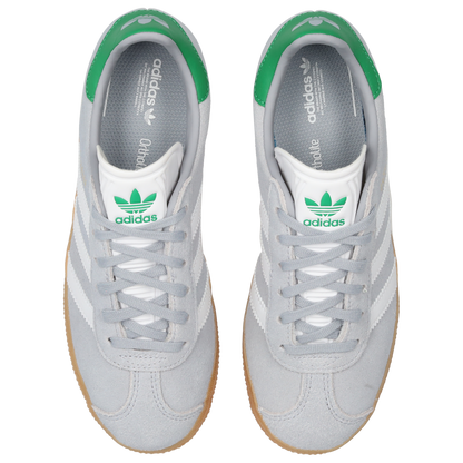 Adidas Gazelle Unisex Halo Silver-White-Green